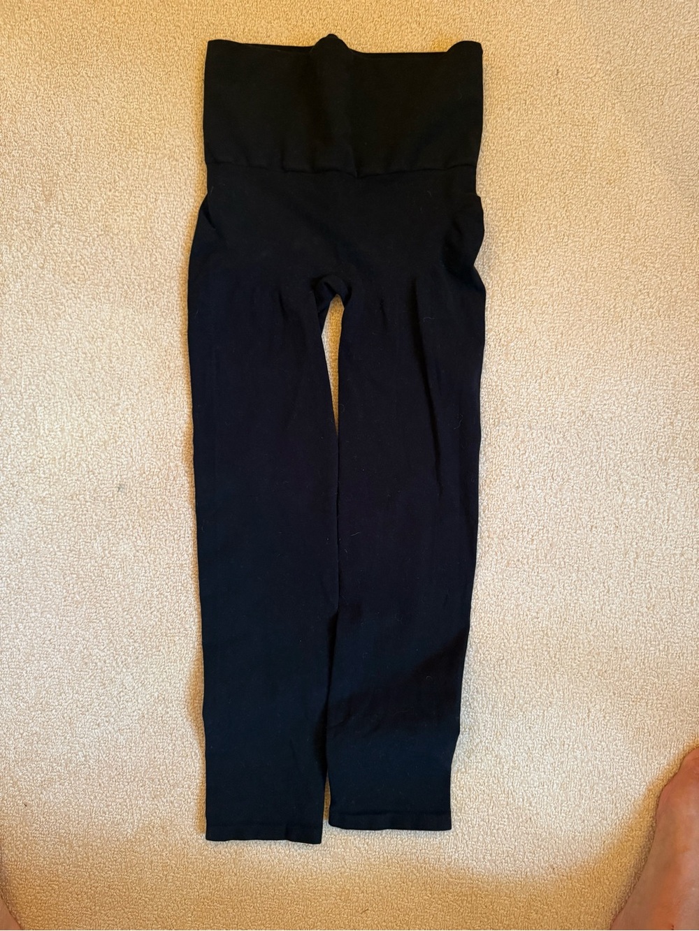 SPANX Black High-Waist Shaping Leggings